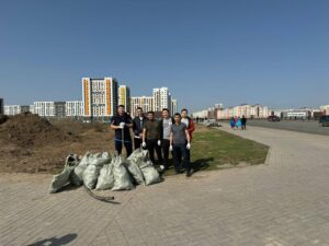 KazMunayGas-Aero took part in the nationwide environmental action “Taza Kazakhstan”